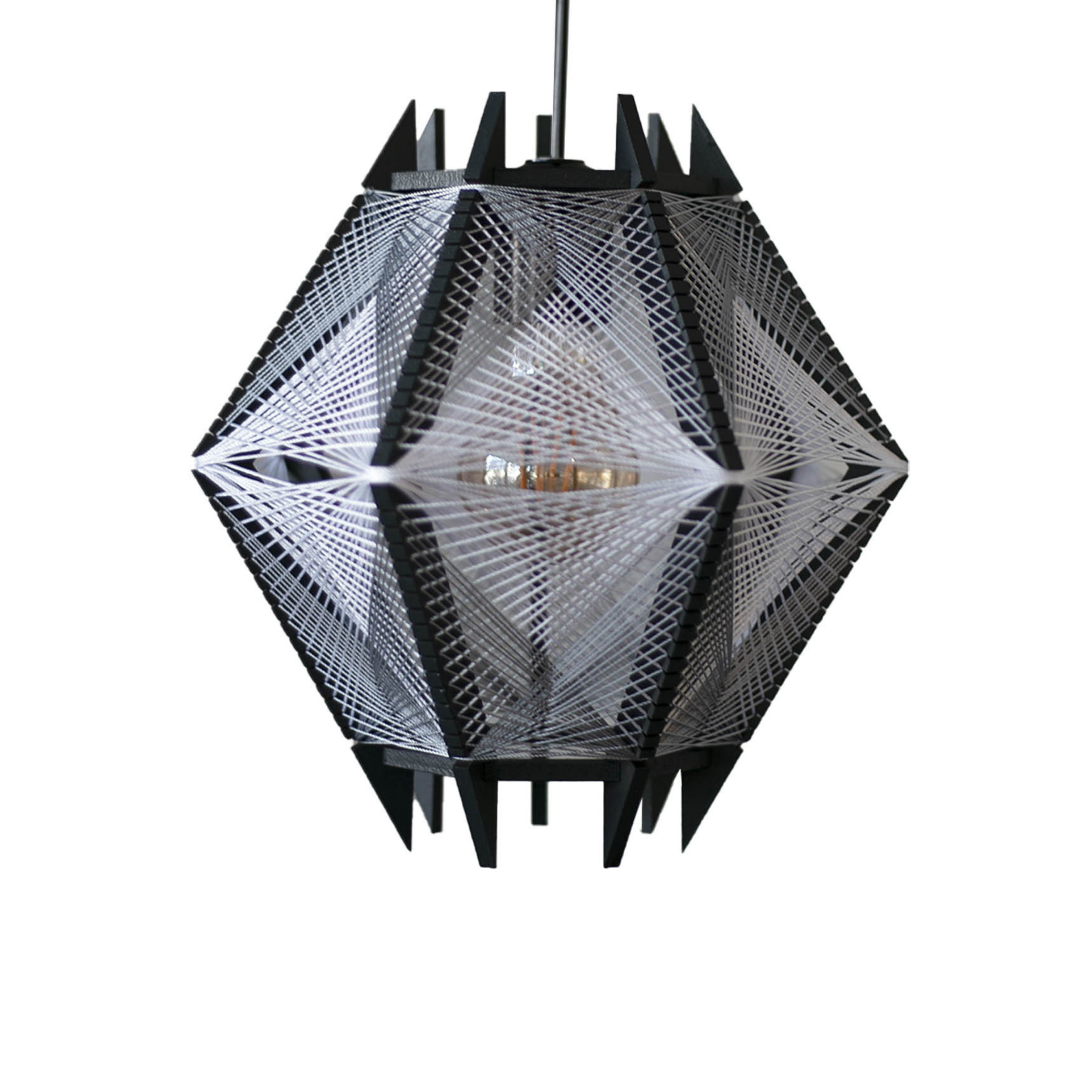 Cometa Negro y Blanco 26cm x 24cm