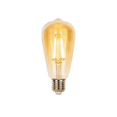 Ampolleta Vintage Luz Cálida E27 24W